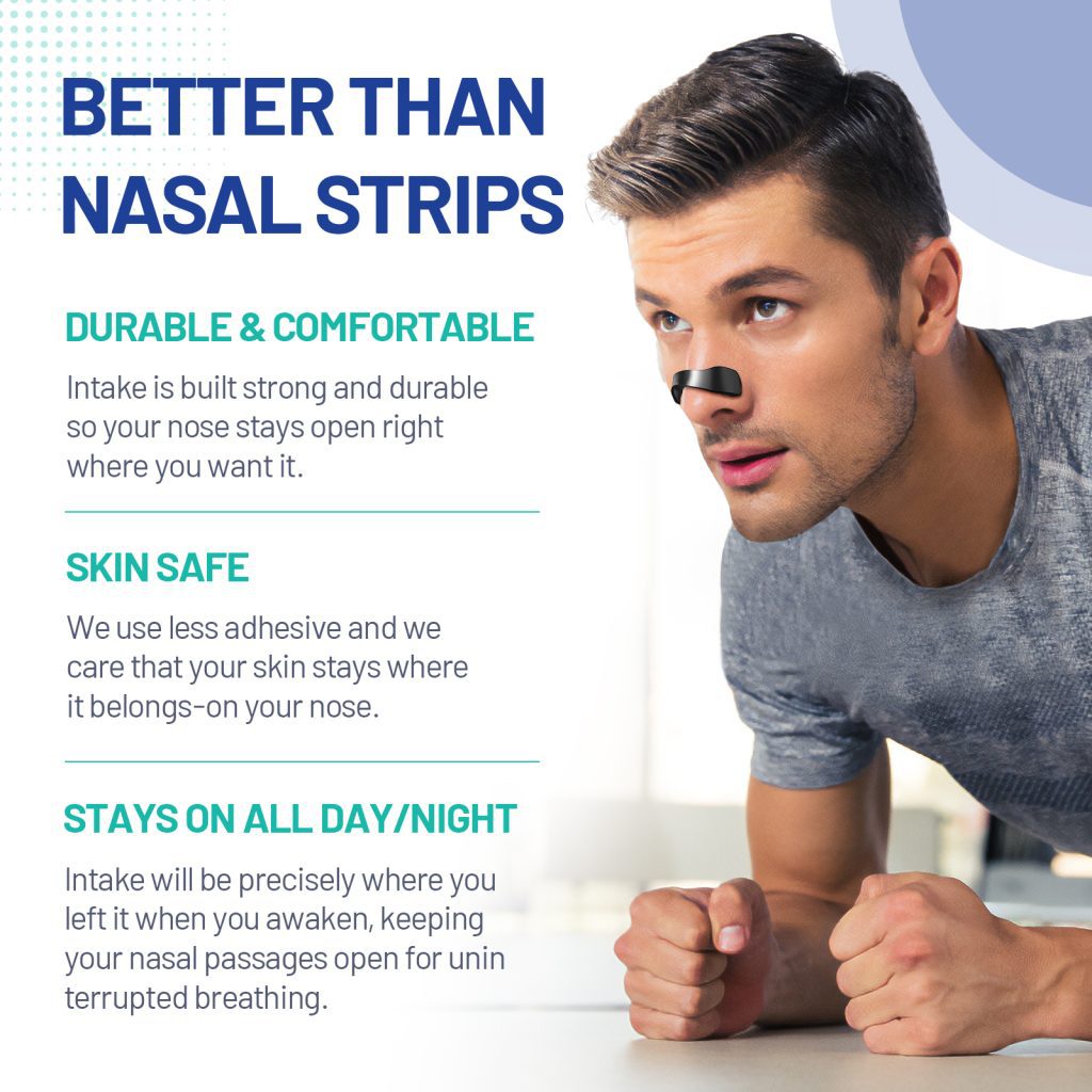 Black Magnetic Nasal Strips Kit (30-Day Supply): Breath Support with Reusable Bands & Adhesive Tabs – Enhance Oxygen Flow, Reduce Snoring, Improve...