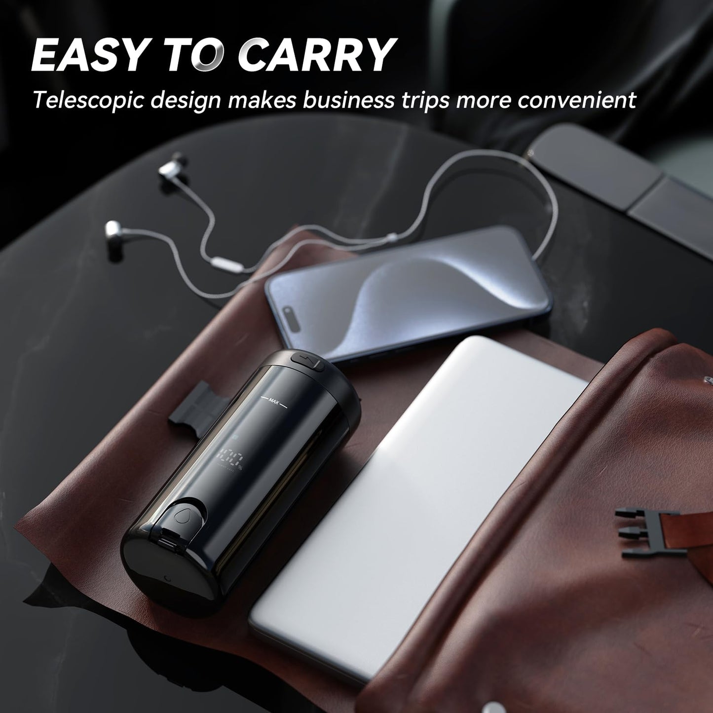 Electric Ear Cleaner with 5 Modes – Rechargeable Ear Irrigator with LCD Display, Foldable Nozzle, and Soft Silicone Tips for Safe Earwax Removal at...