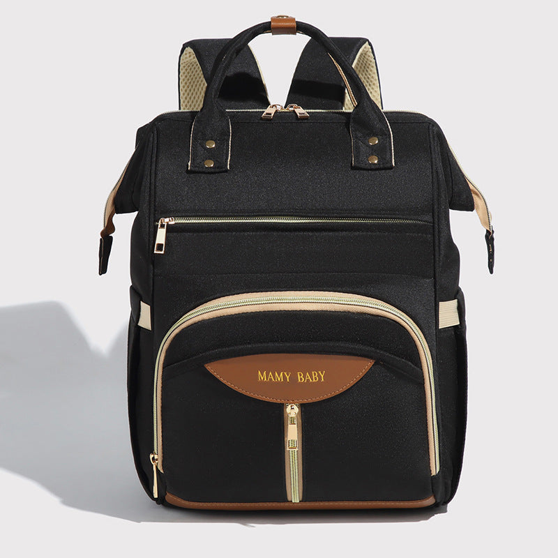 Stylish Mom Backpack with Insulated Bottle Pocket – Multi-Compartment Diaper Bag, Anti-Theft Phone Pocket, Large Capacity Baby Organizer, Travel...