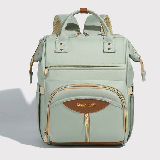 Stylish Mom Backpack with Insulated Bottle Pocket – Multi-Compartment Diaper Bag, Anti-Theft Phone Pocket, Large Capacity Baby Organizer, Travel...