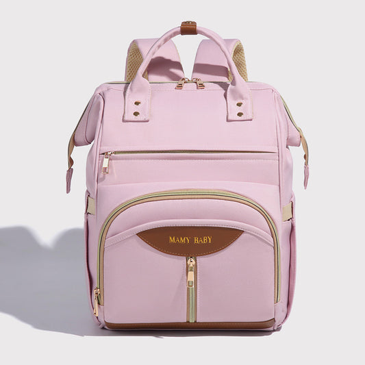 Stylish Mom Backpack with Insulated Bottle Pocket – Multi-Compartment Diaper Bag, Anti-Theft Phone Pocket, Large Capacity Baby Organizer, Travel...