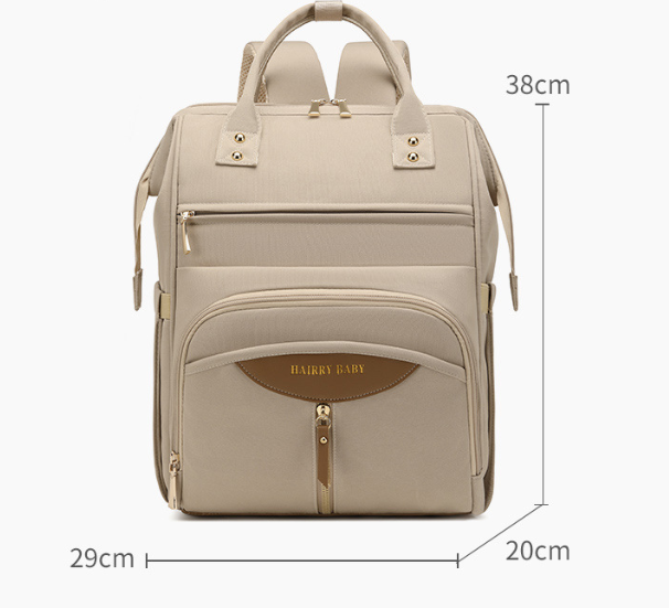 Stylish Mom Backpack with Insulated Bottle Pocket – Multi-Compartment Diaper Bag, Anti-Theft Phone Pocket, Large Capacity Baby Organizer, Travel...