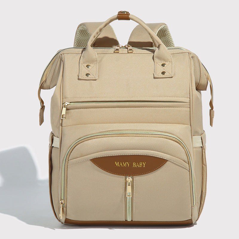 Stylish Mom Backpack with Insulated Bottle Pocket – Multi-Compartment Diaper Bag, Anti-Theft Phone Pocket, Large Capacity Baby Organizer, Travel...