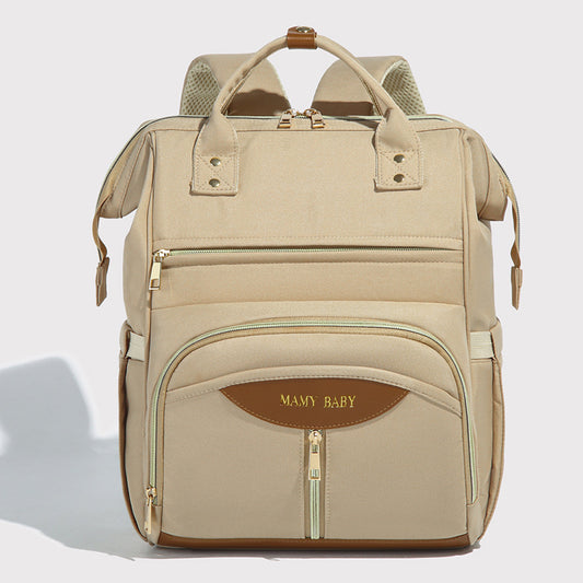 Stylish Mom Backpack with Insulated Bottle Pocket – Multi-Compartment Diaper Bag, Anti-Theft Phone Pocket, Large Capacity Baby Organizer, Travel...