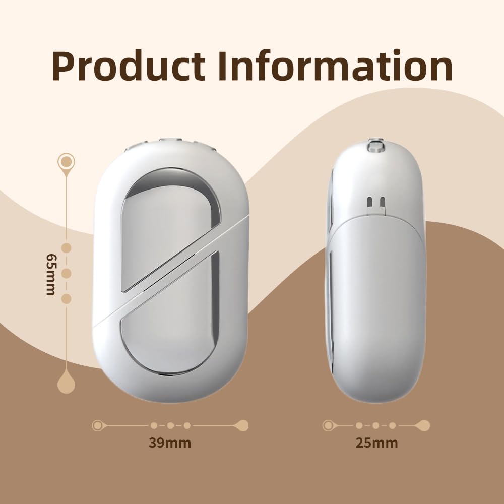 White Handheld Sleep Aid Device: Smart Relaxation Tool with Dual Modes & LED Display – Portable Stress Relief for Adults & Seniors