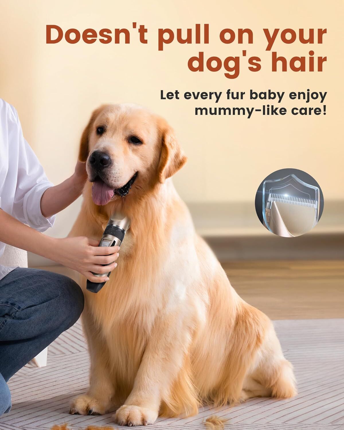 pet products Pet products Professional Rechargeable Cordless Dogs Cats Horse Grooming Clippers - Professional Pet Hair Clippers with Comb Guides...