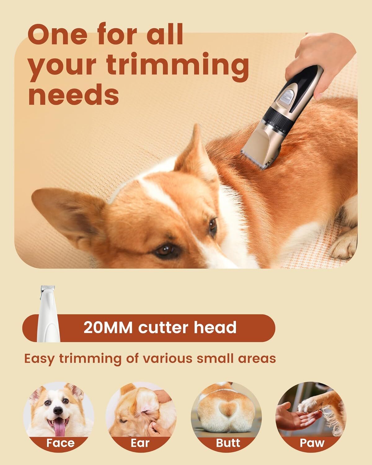 pet products Pet products Professional Rechargeable Cordless Dogs Cats Horse Grooming Clippers - Professional Pet Hair Clippers with Comb Guides...