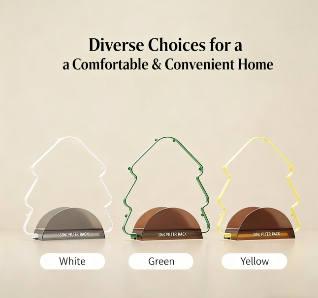 Kitchen Sink Filter Rack with 100 12cm*15cm Mesh Bags, Foldable Food Waste Strainer, Multi-functional Drain Basket（yellow）