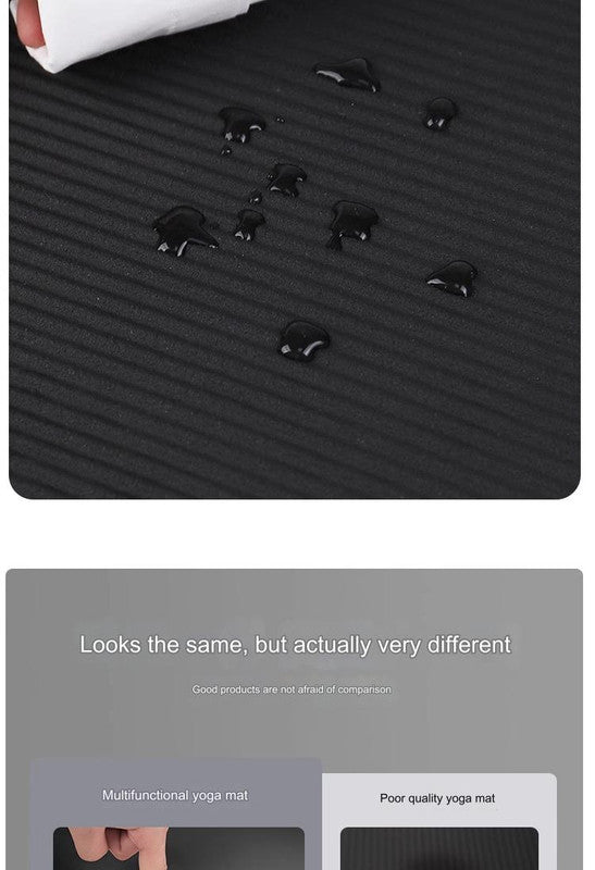 20Mm Thick Shock-Absorbing Yoga Mat