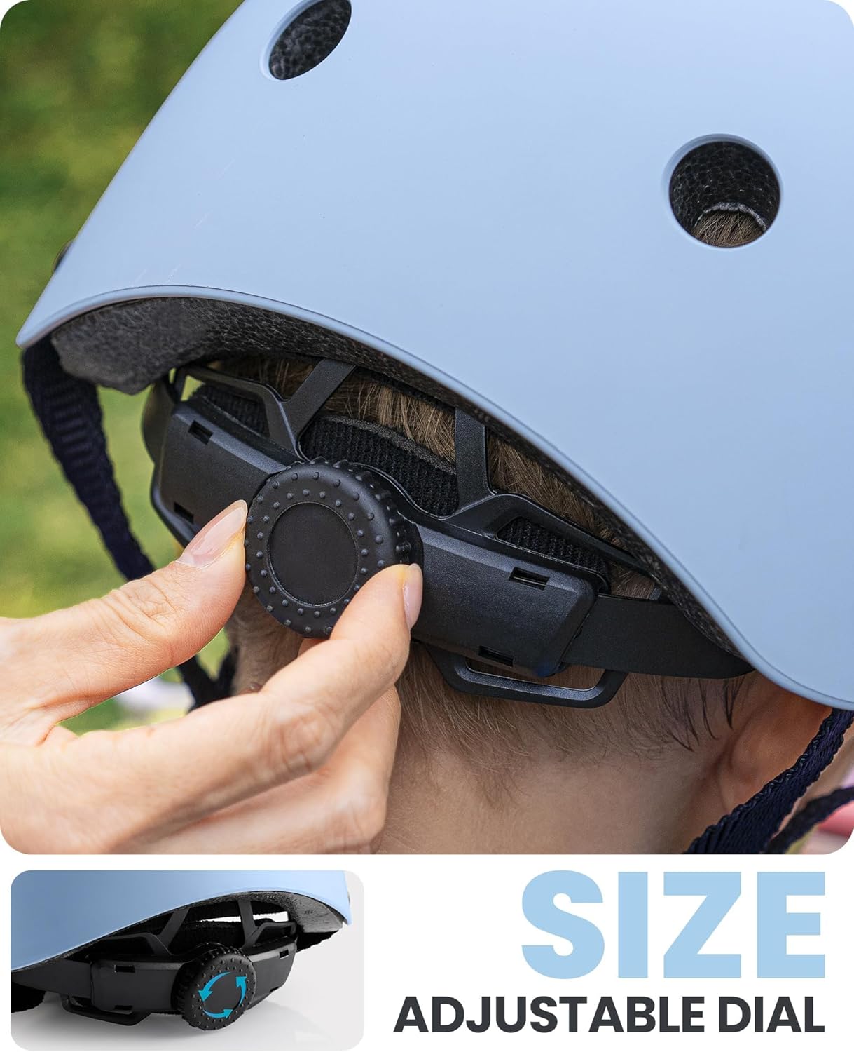 OutdoorMaster Youth & Kids Bike Helmet - Adjustable Multi-Sports Skateboard Helmet with Removable Liners for Balance Bike, Toddler Scooter, One...