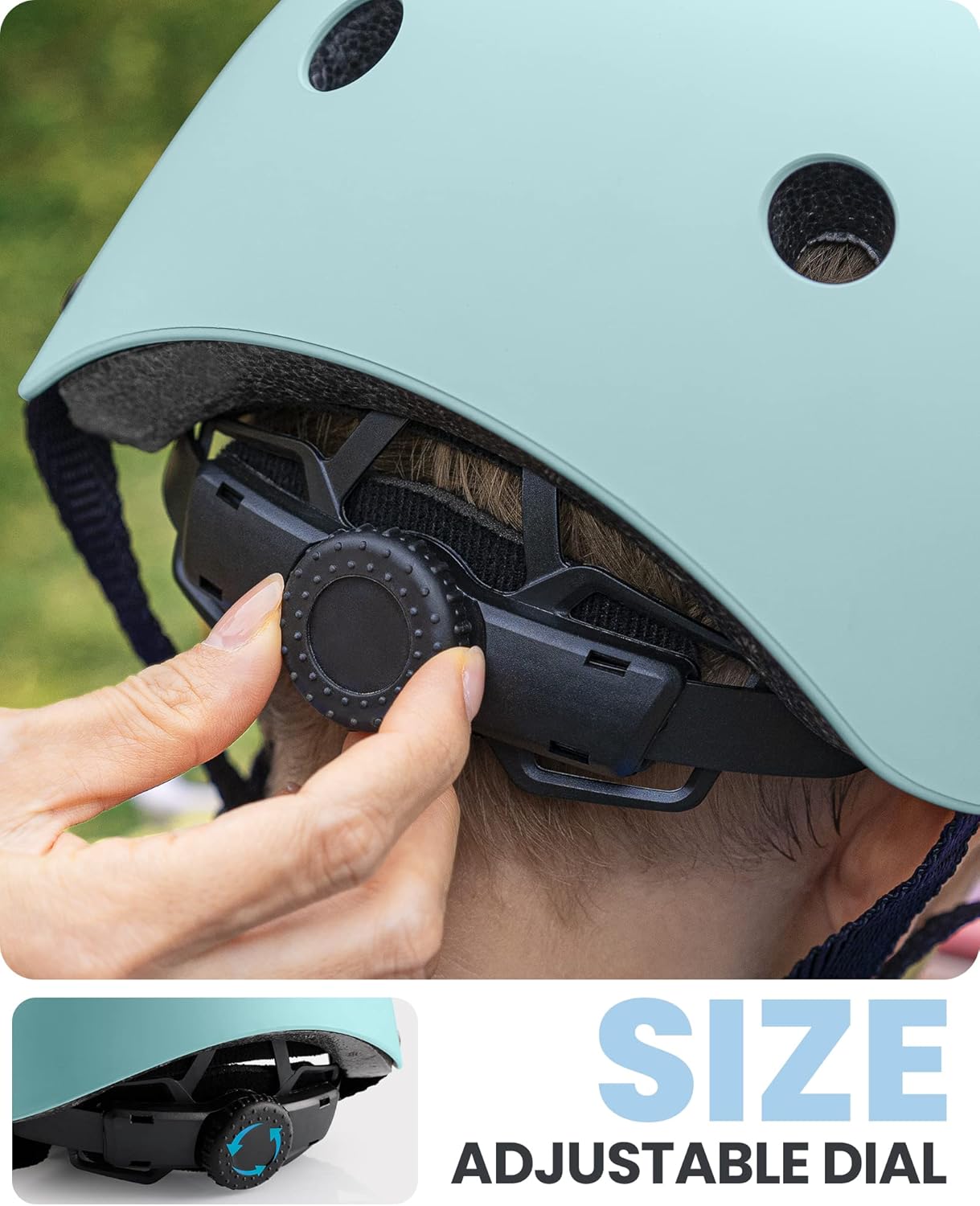 OutdoorMaster Youth & Kids Bike Helmet - Adjustable Multi-Sports Skateboard Helmet with Removable Liners for Balance Bike, Toddler Scooter, One...