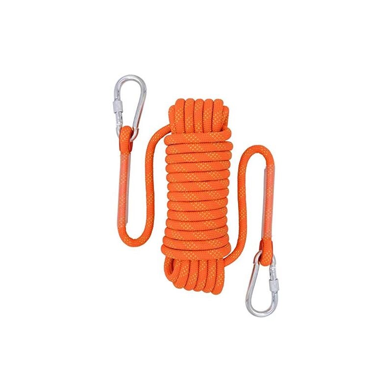10mm Nylon Braided Safety Rope 10M for Hiking Climbing Rescue Anti-tear