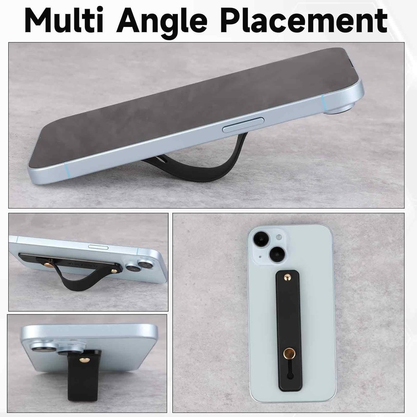 2 Pcs Phone Loop Finger Holder Universal Phone Strap Portable Phone Grip Phone Finger Strap Loop for Phone Case Phone Holder for Hand Phone Grips...