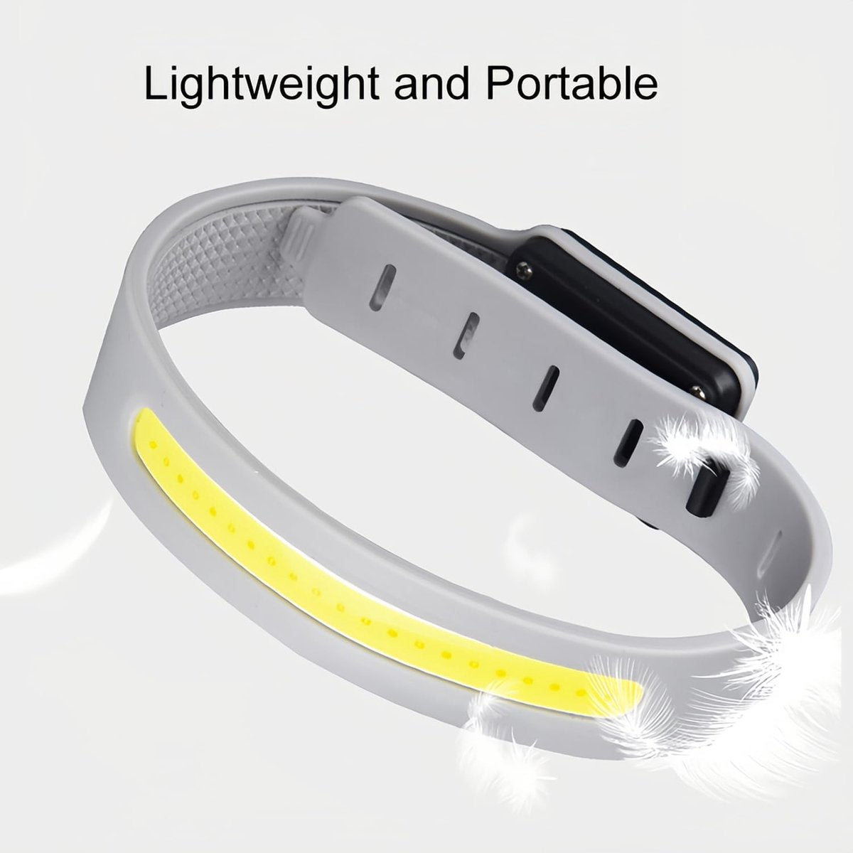 Lamp - Running Lamp - Bicycle Lamp - With reflective arm and wrist strap - 3 light modes - Rechargeable - Flashing outdoor lamp, a safe choice for...