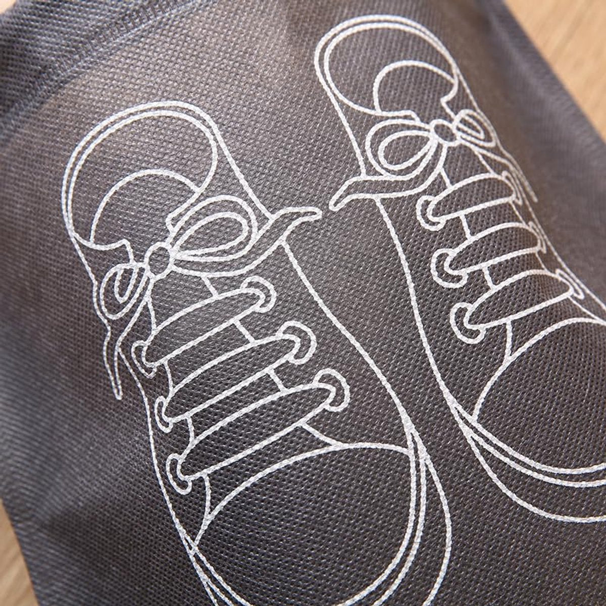 Shoe Bags - 5 Pieces - Shoe Bag - Travel and Storage Bag - Water-Repellent - Travel Organizer - Gray (43.5*32cm)