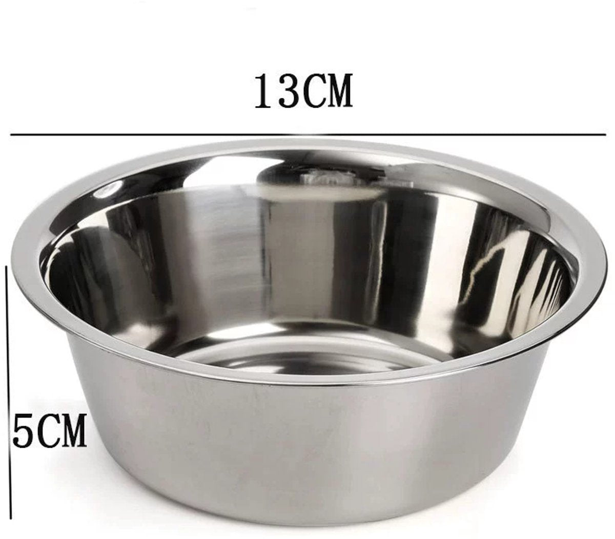 4-Pack Stainless Steel Food and Water Bowls for Cats and Dogs - Pet Food and Water Bowls - Pet Bowls - For Large, Medium, and Small Dogs - Kitten...