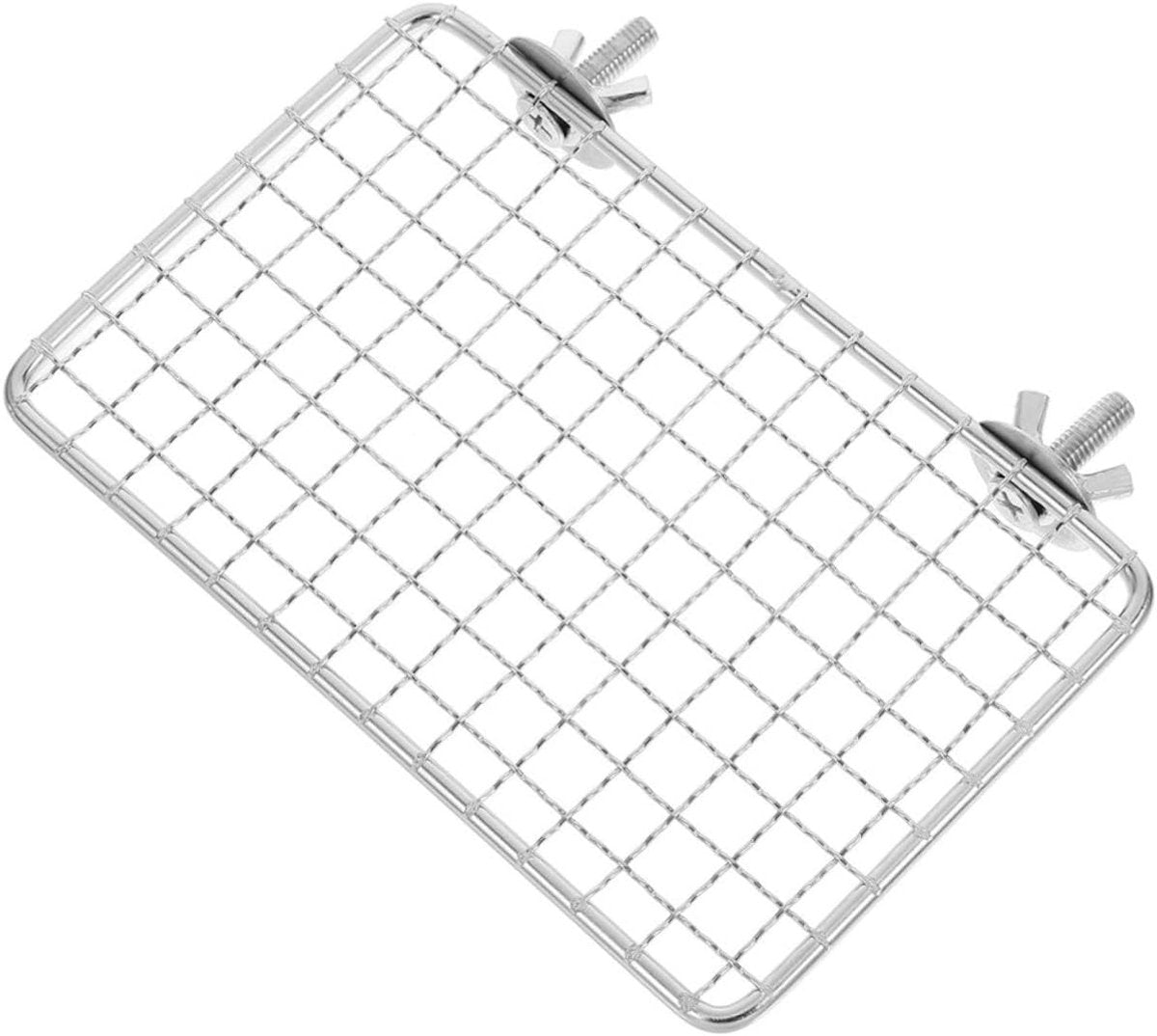 Bird Cage Accessories - Parrot Perch Made of Stainless Steel - Comfortable Resting Platform for Birds - Multifunctional Bird Cage Accessory -...