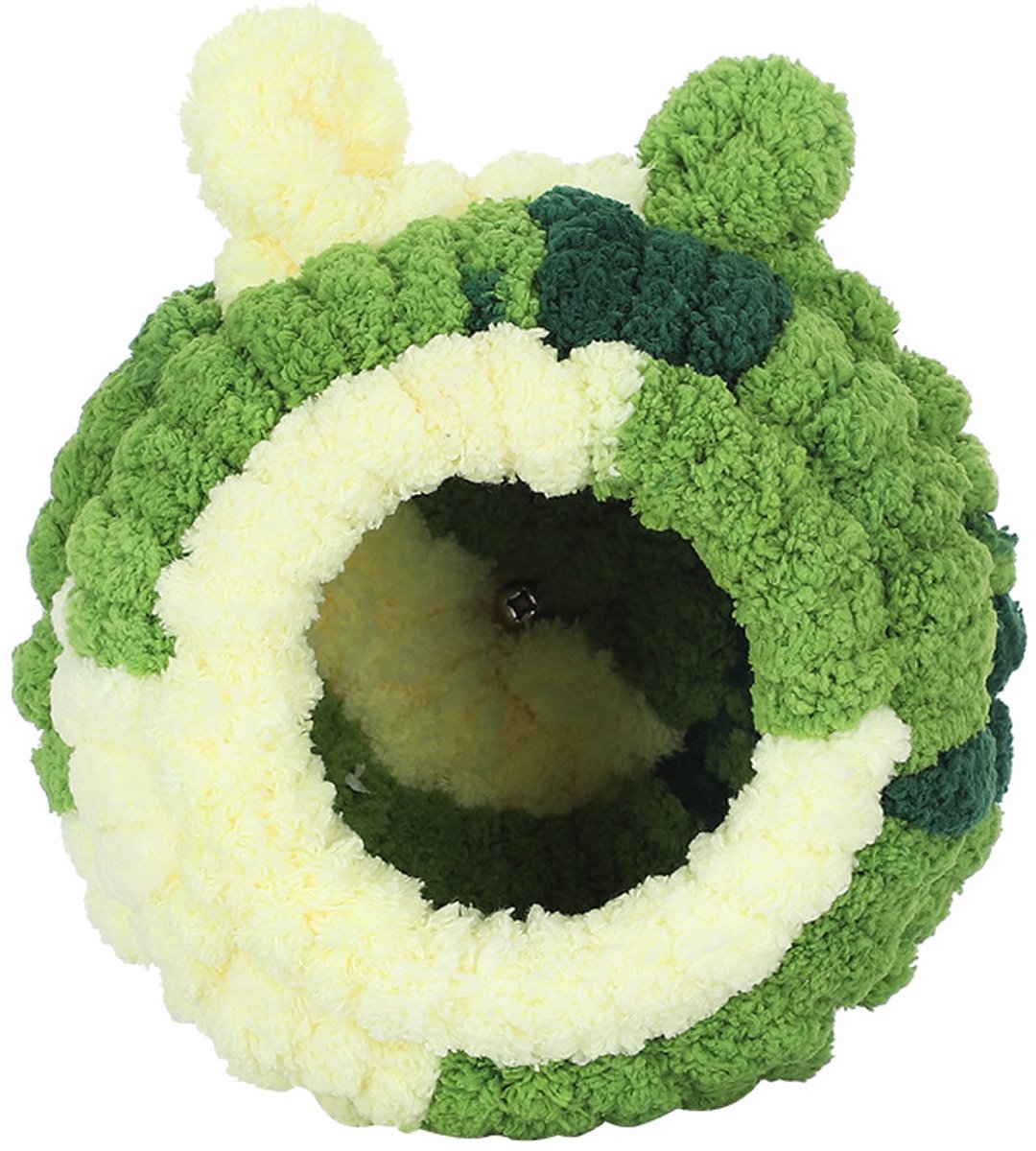 Plush Bird Nest - Indoor Birdhouse for Parrots, Hamsters & Small Pets (Forest)