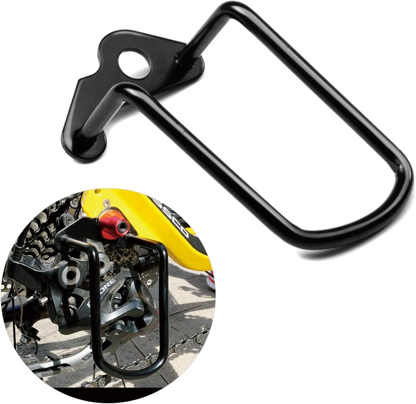 Universal Bike Bicycle Rear Derailleur Guard Rack Protector, Gear Shifter Chain Guard, Dial Protector-Style A