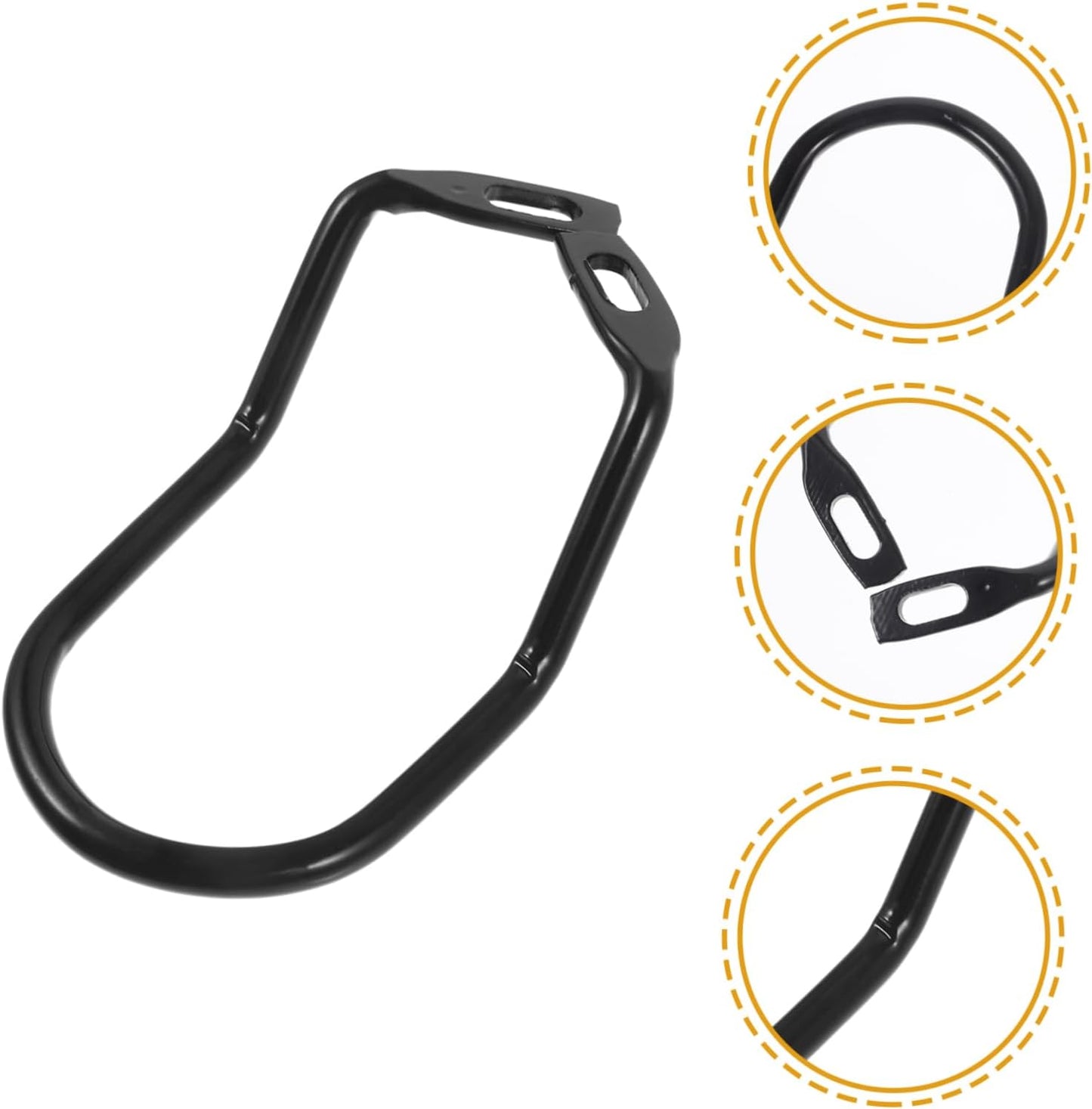 1 set of durable rear derailleur protectors for folding mountain bikes, easy to install-Style C