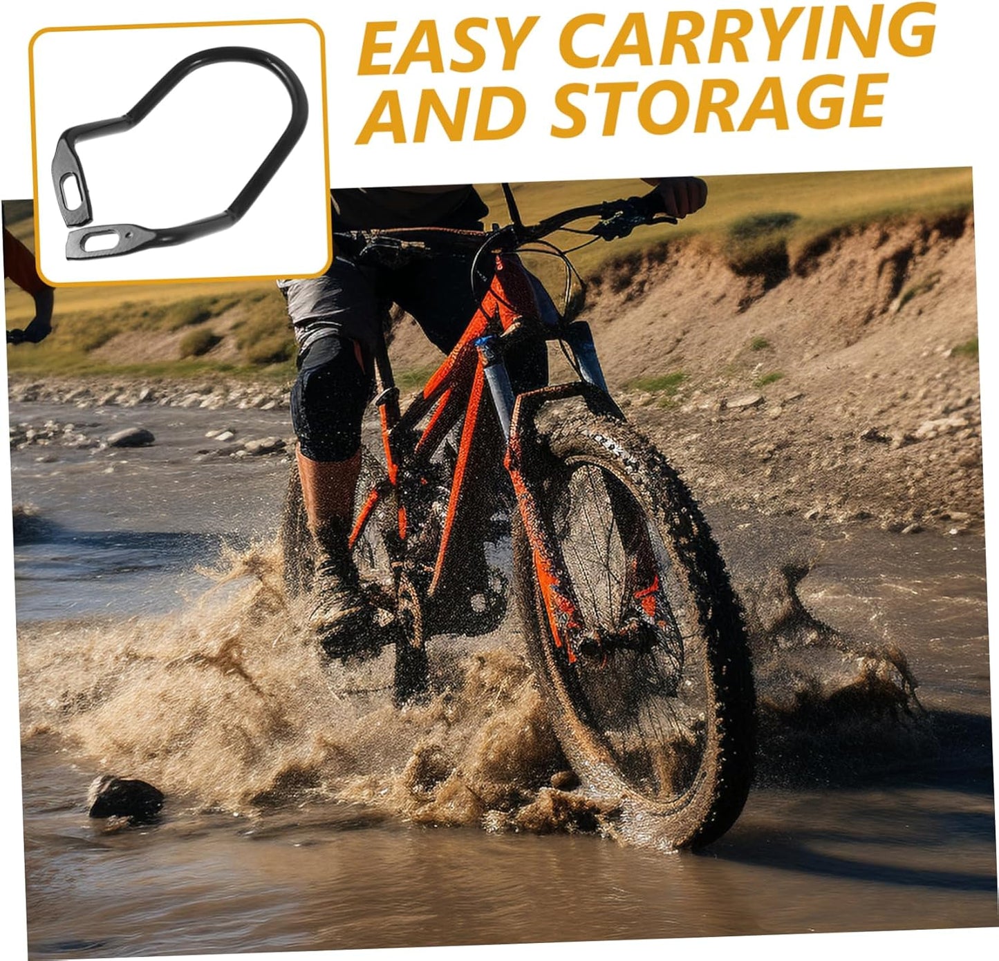 1 set of durable rear derailleur protectors for folding mountain bikes, easy to install-Style C