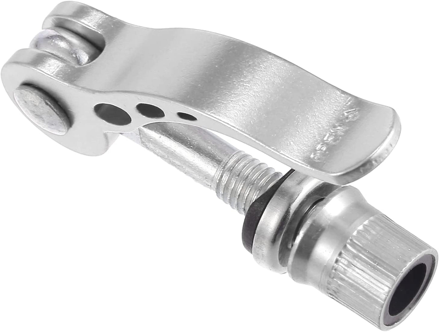 2pcs M6*65mm Aluminium Alloy Bicycle Seat Post Quick Release Pin Seatpost Skewer Bolt Silver Tone