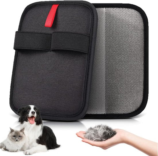 Pet Hair Removal Gloves - 2-Piece Set - Pet Hair Removal Brush - Anti-static Dog Hair Removal Gloves - Suitable for clothing, furniture, carpets,...