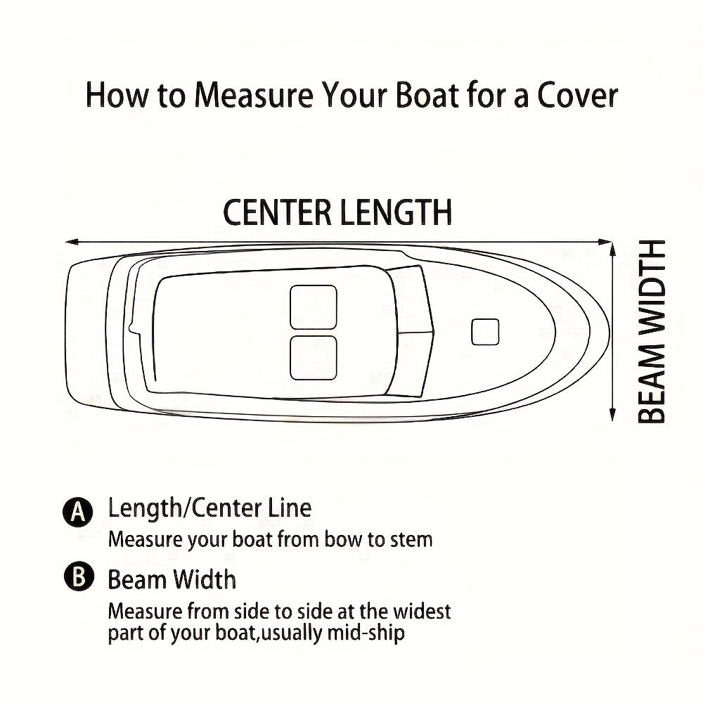 Trailerable Boat Cover – Heavy Duty Waterproof Tarp with Storage Bag, Designed for V-Hull, Fish & Ski, Runabout, Bass & Fishing Boats,17-20FTSilver