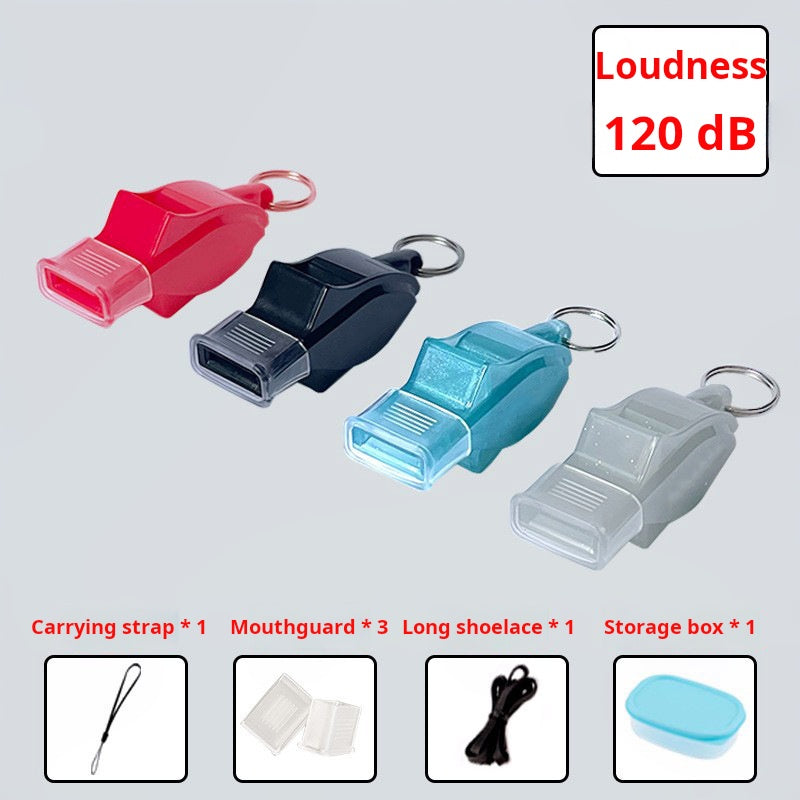100 Pack Pea-less Plastic Whistles with Lanyards, Loud Crisp Sound Sports Whistle for Coaches, Referees & Officials, Durable Lightweight Outdoor...