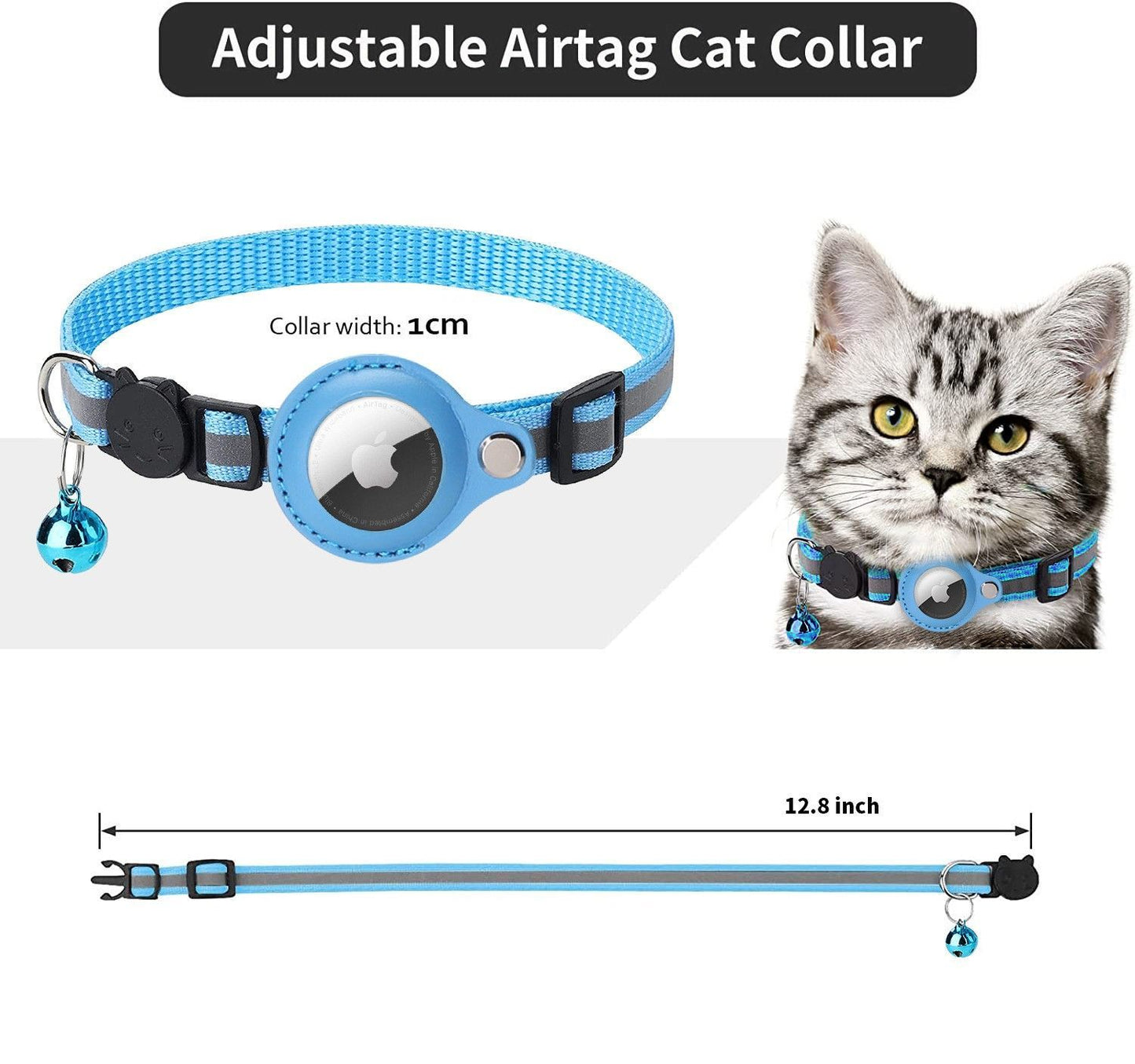 Pet positioning neck collar-Blue