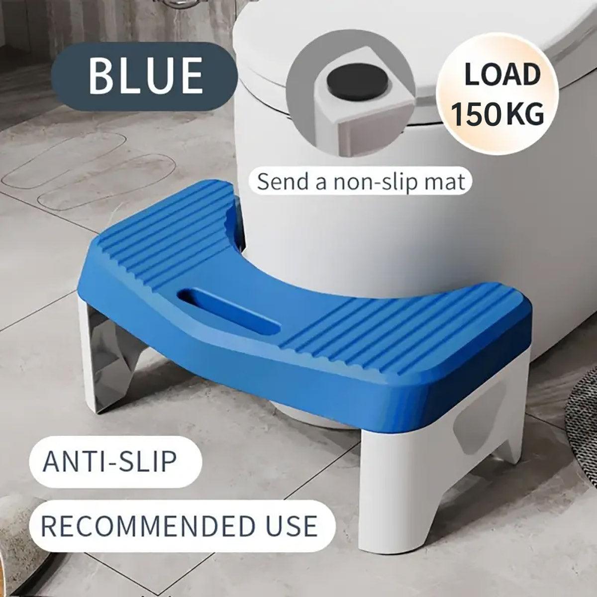 Thickened Toilet Squatting Stool Bathroom Footstool Household Restroom Pad - Grey