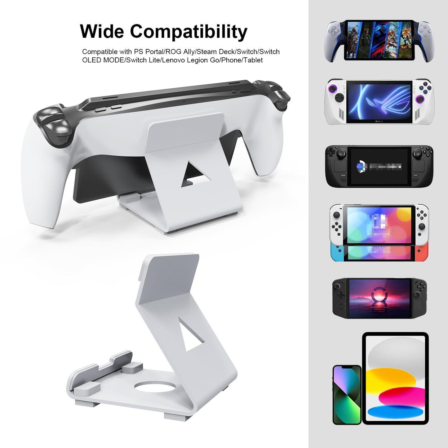Universal Gaming Desktop Stand - Multi Device - Black
