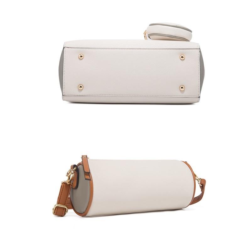 Large Capacity 3-in-1 Fashion Handbag for Women - White