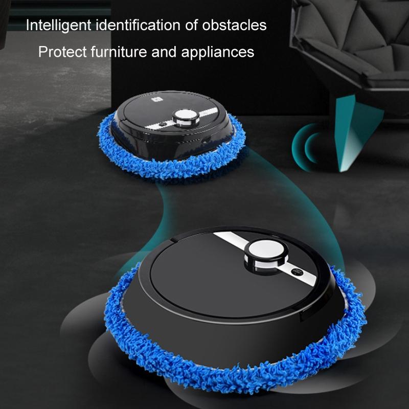 Smart All-in-one Robotic Sweeper and Mop - White