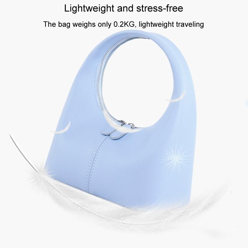 Chic Leather Women Handbag Sleek Design - White