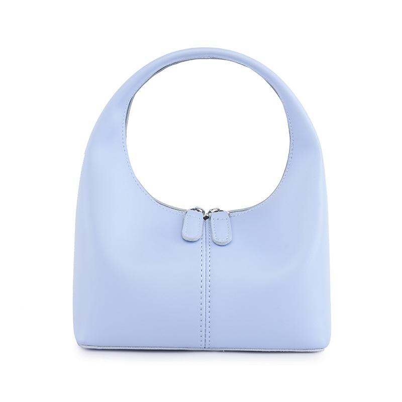 Chic Leather Women Handbag Sleek Design - White