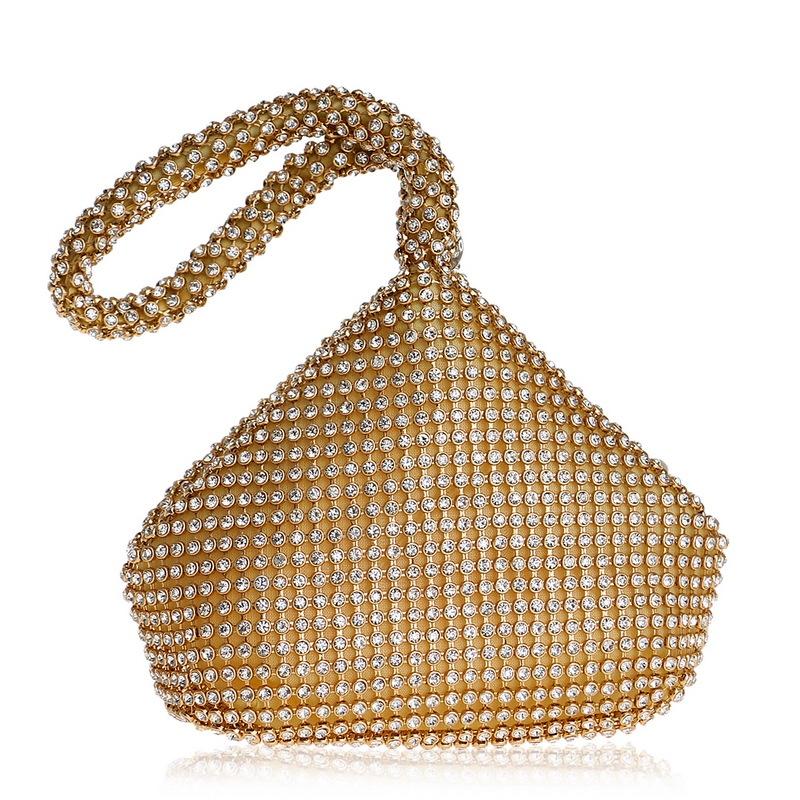 Diamond Handbag for Fashion Banquets and Parties - Black