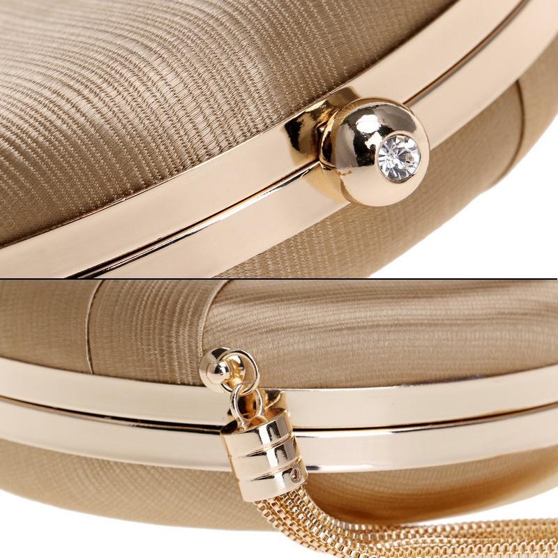 Silk Handbag for Fashion Banquets and Parties - Black