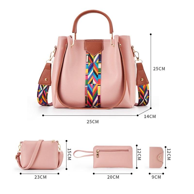 Versatile 4-in-1 Messenger Bag for Women - Fashionable & Spacious - Green