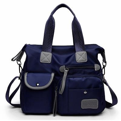 Versatile Oxford Cloth Shoulder Bag for Women - Blue