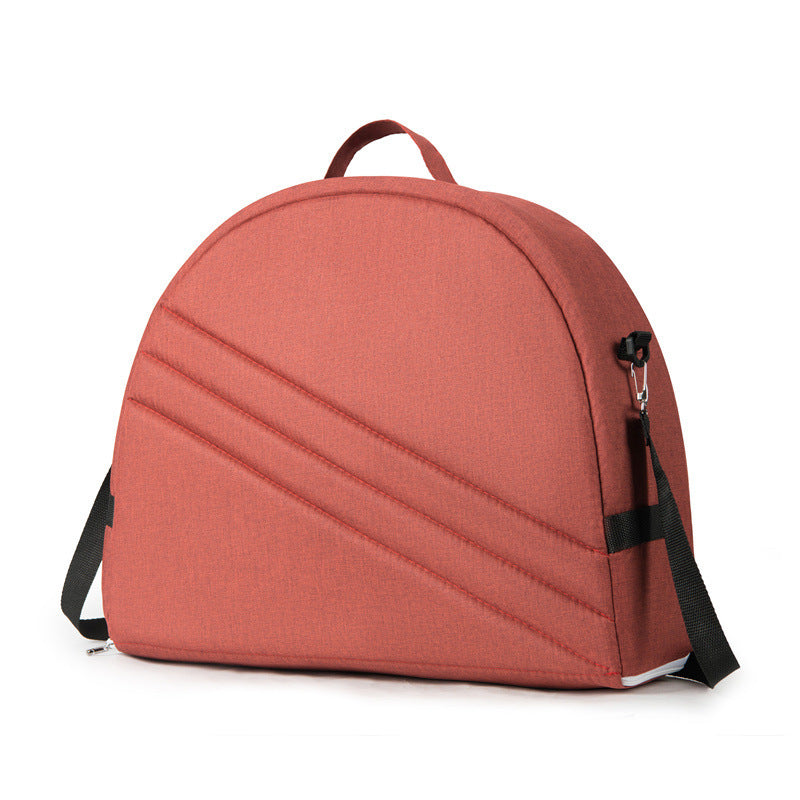 Red Portable Multi-Purpose Baby Bed and Diaper Backpack - Lightweight, Waterproof, Canvas + Polyester Material, Travel Essential for Moms(With...