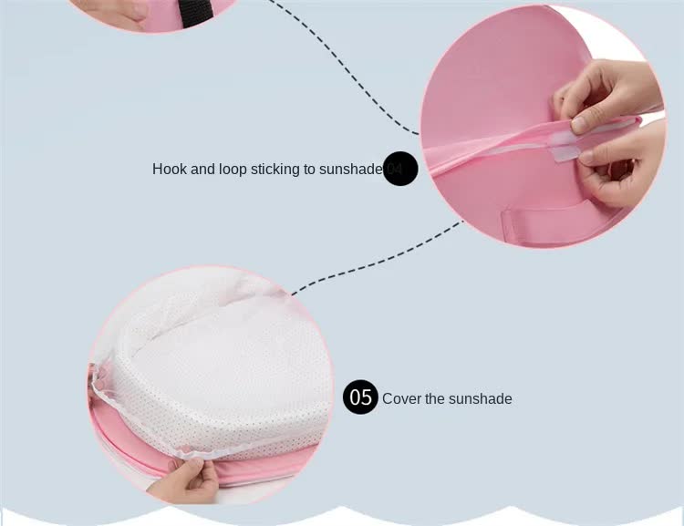 Red Portable Multi-Purpose Baby Bed and Diaper Backpack - Lightweight, Waterproof, Canvas + Polyester Material, Travel Essential for Moms(With...