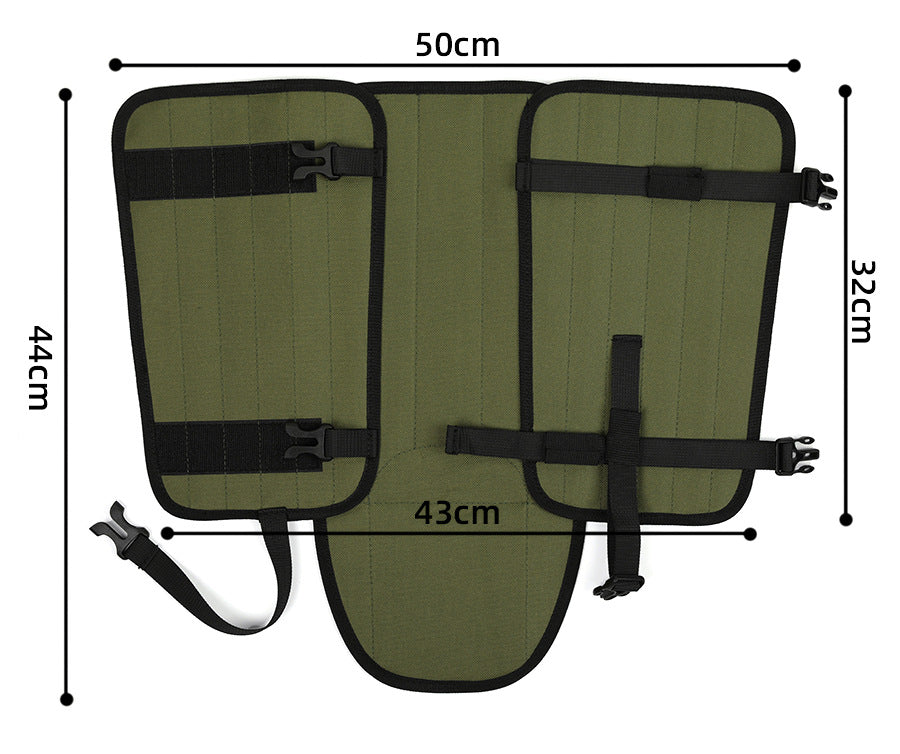 Outdoor Anti-Snake Bite Leg Guards - Hiking Camping Knee Protectors, Snow Shoe Covers, Leg Sleeves, khaki