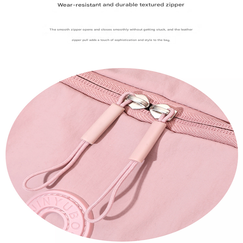 Pink Stylish & Lightweight Nylon Crossbody Bag for Women - Large Capacity Shoulder Hobo Bag with Water-Resistant Finish, Perfect for Travel & Daily...