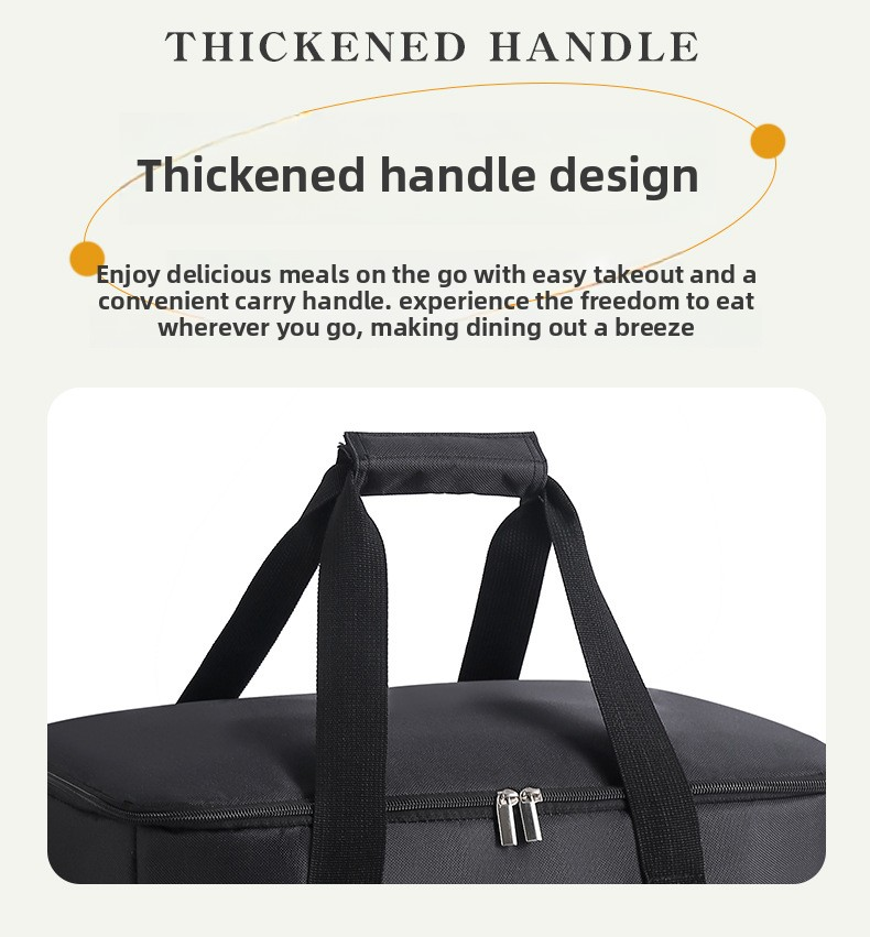 Large 35L Insulated Cooler Bag Soft Sided Leakproof Thermal Tote for Camping Beach Picnic BBQ Heavy Duty Grocery Carrier Black
