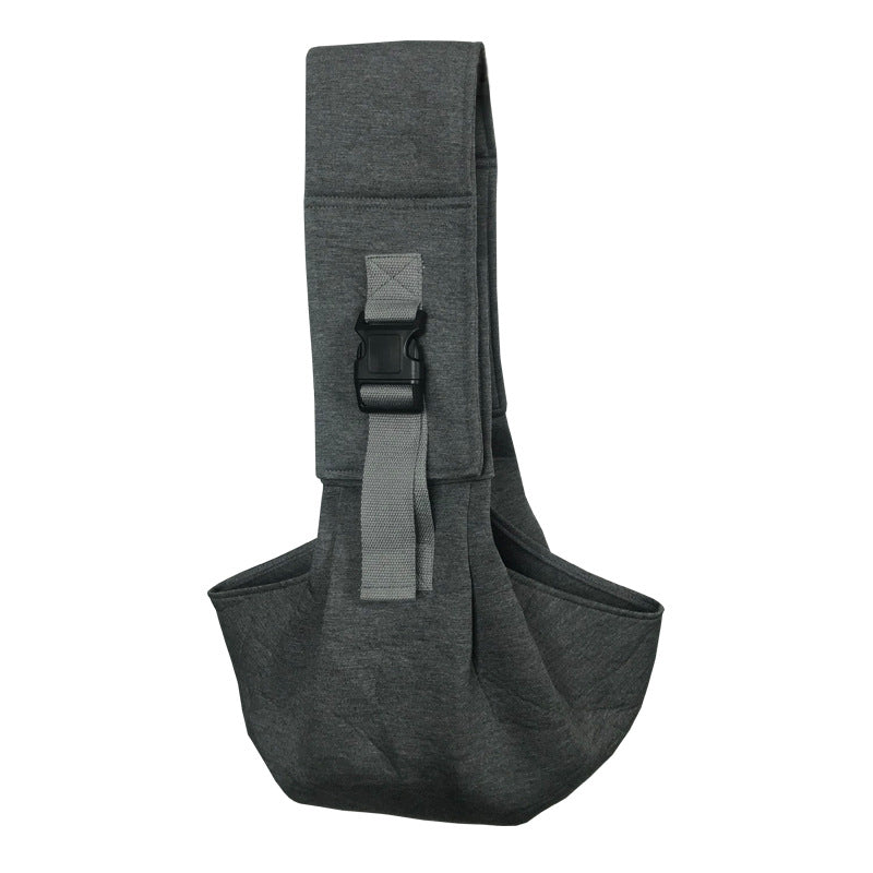 Coffee Adjustable Pet Carrier Sling Bag - Comfortable Wide Shoulder Strap Crossbody Tote for Cats and Small Dogs (Up to 13 lbs)