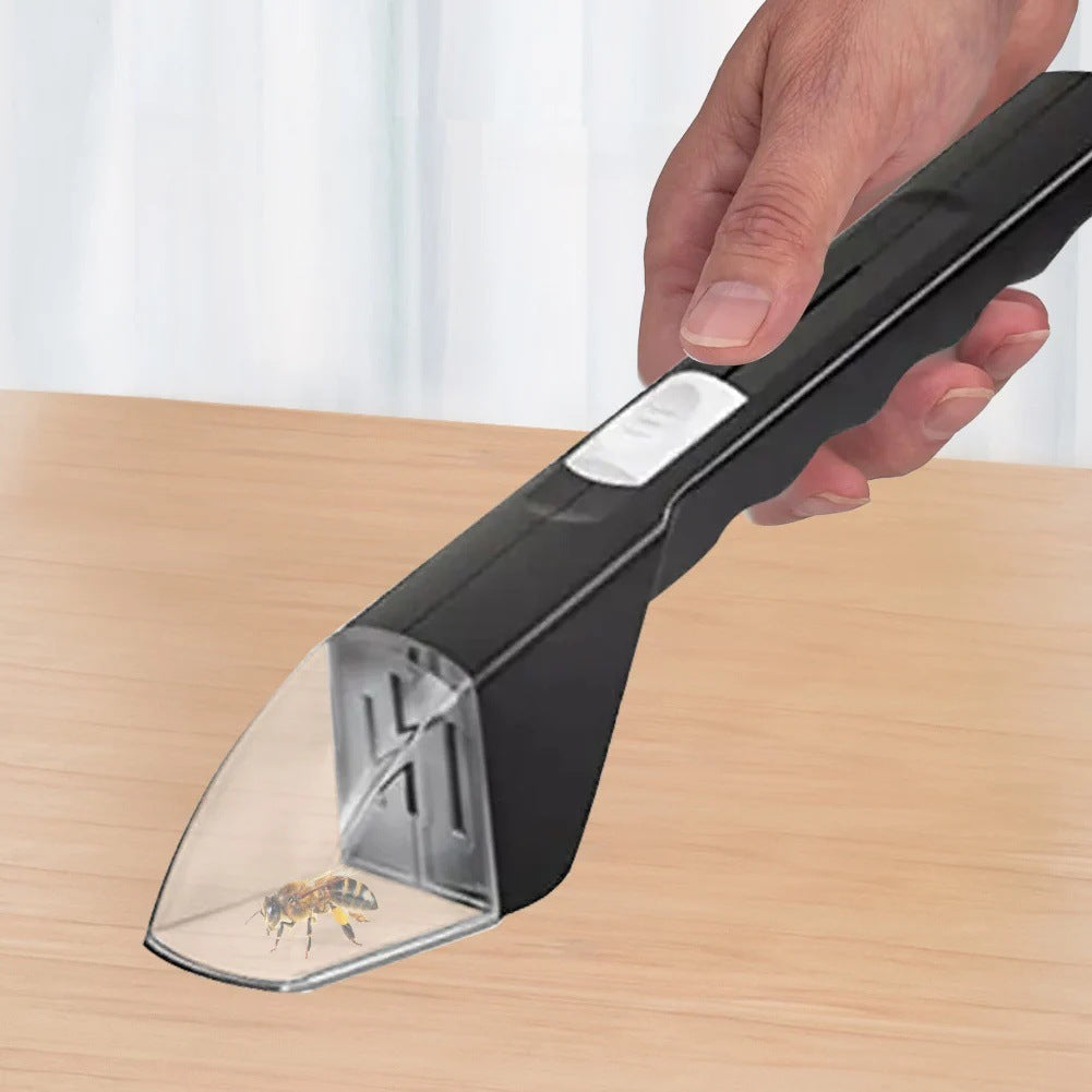 White Handheld Insect Catcher and Bug Grabber Tool - Quick and Clean Removal of Spiders, Roaches, Bees & Flying Insects