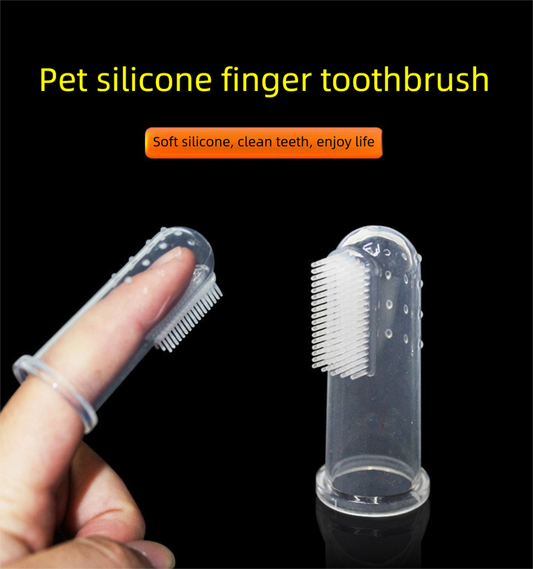 10 PCS Soft Silicone Pet Finger Toothbrush for Dogs & Cats Gentle Dental Care Breath Freshener Tartar Remover Bulk Value Oral Hygiene Set