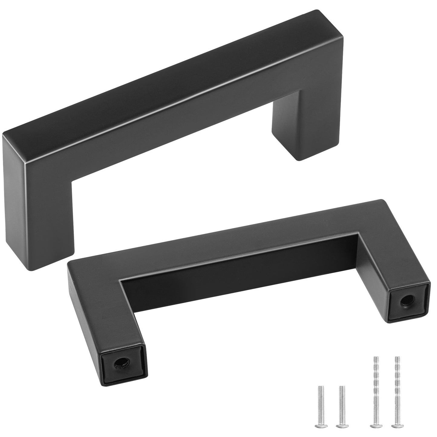 VEVOR 10 Pack Cabinet Pulls, 3in / 76mm Center to Center Slim Square Kitchen Cabinet Drawer, Stainless Steel Modern Kitchen Cupboard Door Handles...