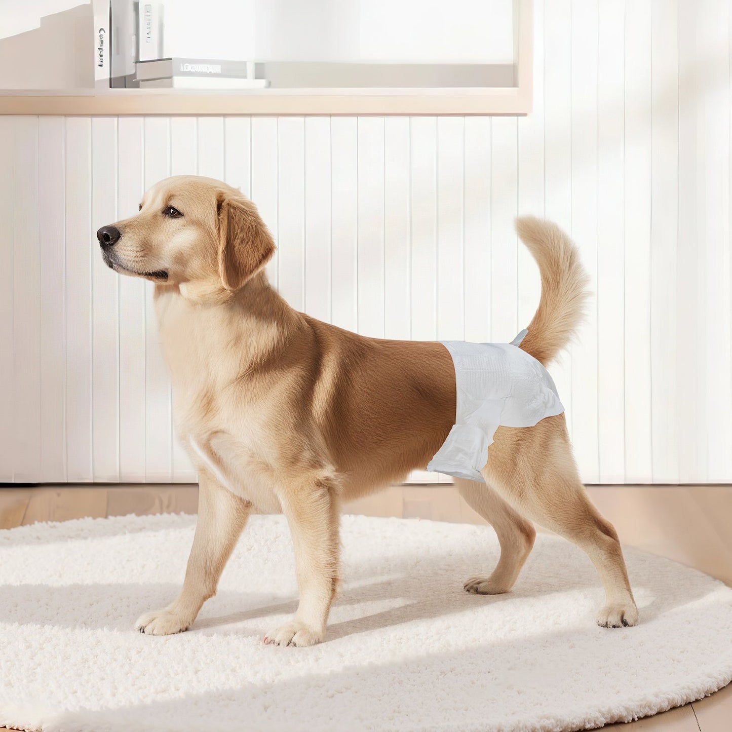 VEVOR Disposable Dog Diapers - Super Absorbent Female Dog Diapers, M, 96 Count